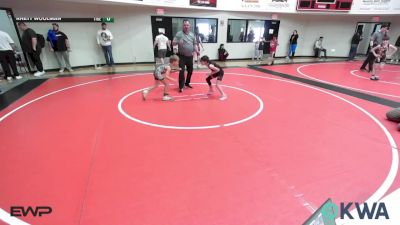 52 lbs Rr Rnd 4 - Ayva Al-Qahtani, Wyandotte Youth Wrestling vs Rhett Woolman, Tiger Trained Wrestling
