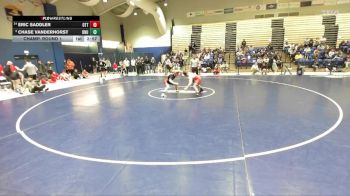 133 lbs Champ. Round 1 - Chase Vanderhorst, Ohio Northern vs Eric Saddler, Otterbein University