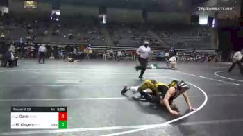 133 lbs Prelims - James Davis, Cloud vs Micah Kingen, Mott