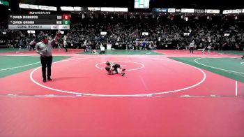 61 lbs Cons. Round 5 - Owen Roberts, DONA vs Owen Grimm, WSW1