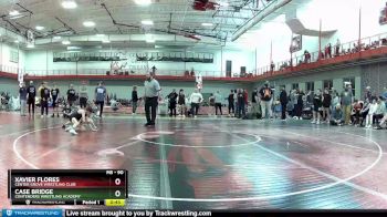 90 lbs Quarterfinal - Case Bridge, Contenders Wrestling Academy vs Xavier Flores, Center Grove Wrestling Club