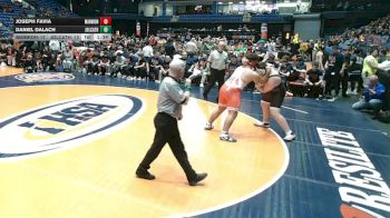 285 lbs Quarterfinals (8 Team) - Daniel Dalach, Joliet (Catholic Academy) vs Joseph Favia, Aurora (Marmion Academy)