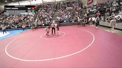 3A 170 lbs Quarterfinal - Meletilini Matakaiongo, Canyon View vs Keely Hansen, Manti