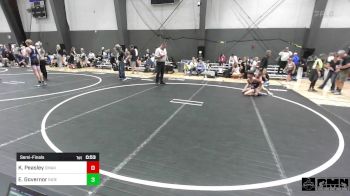 109 lbs Semifinal - Karver Peasley, Omak Wrecking Crew Wrestling vs Elijah Governor, Independent