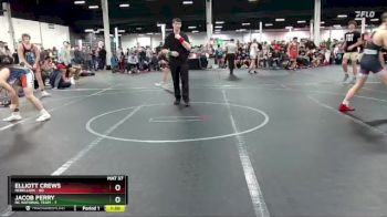 140 lbs Round 2 (4 Team) - Elliott Crews, Rebellion vs Jacob Perry, NC National Team