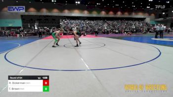 138 lbs Round Of 64 - Russell Dickerman, Sweet Home vs Teague Brown, Syracuse Wrestling Club (Utah)