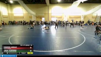 63 lbs Semifinal - Cooper Lindsay, South Sevier vs Crew Downing, Wyoming Underground