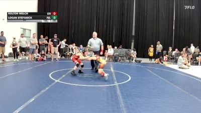 84 lbs Round 1 (6 Team) - Kolton Welch, U2 The Revolution vs Logan Stefanick, PA East Lightning
