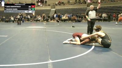 107 Championship Bracket Cons. Round 4 - Tate Kirkpatrick, Anoka vs Mason Zabel, Plainview Elgin Millville