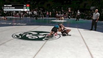 Girls 130 lbs Cons. Round 1 - Mia Gamez, Santa Teresa vs Nadyne Moses, Farmington