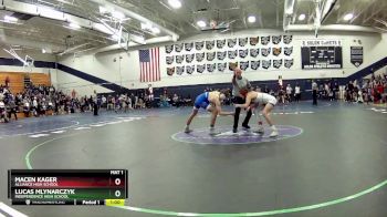 126 lbs Cons. Round 2 - Macen Kager, Alliance High School vs Lucas Mlynarczyk, Independence High School