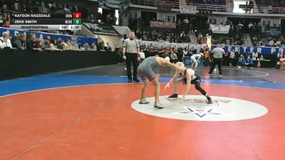 6A 132 lbs Quarterfinal - Zeke Smith, Mortimer Jordan HS vs Kayson Ragsdale, Shades Valley