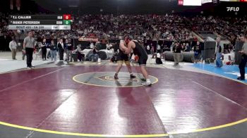 5A 285 lbs 3rd Place Match - Rider Petersen, Bonneville vs T.j. Callier, Nampa