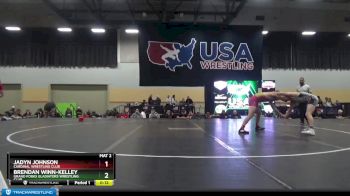 150 lbs Cons. Round 2 - Brendan Winn-Kelley, Grand Forks Gladiators Wrestling Club vs Jadyn Johnson, Cardinal Wrestling Club