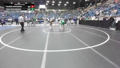 165 lbs Cons. Round 2 - Tucker Hutchison, Basehor-Linwood HS vs Evan Richardson, Overland Park - Blue Valley Southwest HS