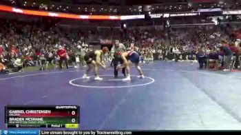 2 lbs Quarterfinal - Braden McShane, New Hampton/Turkey Valley vs Gabriel Christensen, Ballard