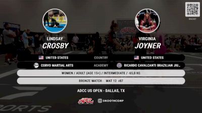 Virginia Joyner vs Lindsay Crosby 2024 ADCC Dallas Open at the USA Fit Games