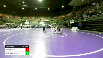 132 lbs Consi Of 8 #2 - Patricia Lopez, Santa Maria vs Eva Gomez-Saldivar, Golden Valley