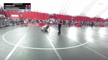 126 lbs 2nd Place Match - Hunter Taff, Wrestling Factory vs Thiago Guardiola, Relentless Training Center