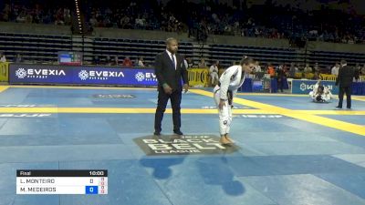 LUIZA MONTEIRO vs MONIQUE ELIAS 2019 Pan Jiu-Jitsu IBJJF Championship