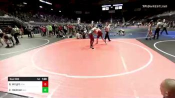 172 lbs Quarterfinal - Beau Wright, Gem City Grapplers vs Zachary Hedman, Bad Dogs