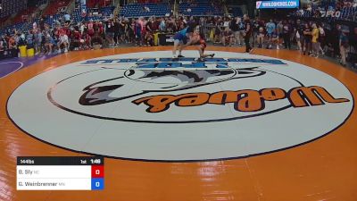 144 lbs Rnd Of 128 - Bentley Sly, NC vs Grady Weinbrenner, MN