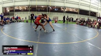 127 lbs Round 2 (8 Team) - Mikayla Perkins, Indiana vs Callie Butler, New York