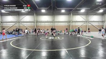 34 kg Rr Rnd 7 - Kynlee Boozer, PA West 2 - GK8E vs Stella Wilkinson, Maine Trappers White - GK8E