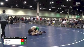 120 lbs Placement Matches (16 Team) - Kevin Salas, Greenwave Grapplers vs Brenner Mullin, Montana Sidney