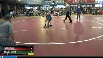 60 lbs Champ. Round 1 - Mason Mabe, Brute Force Wrestling vs Johnny White, Arab Youth Wrestling