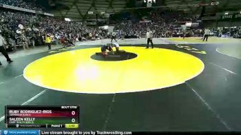 Girls 155 lbs Semifinal - Ruby Rodriguez-Rios, Toppenish (Girls) vs Saleen Kelly, Chief Sealth (Girls)