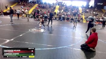 64 lbs Round 3 - Aubreigh Chavez, Bison Takedown Club vs Mackenzie McLeod, Bison Takedown