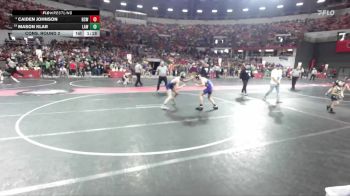 115 lbs Cons. Round 2 - Mason Klar, LAW vs Caiden Johnson, BCWC