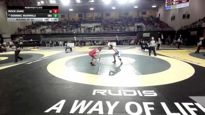 132 lbs Round Of 64 - Rock Zang, Archbishop Spalding vs Dominic Marinilli, Northfield Mt Hermon