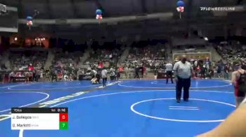 70 lbs Consolation - Bryson Drennen, Grindhouse Wrestling vs Bostik Marple, Oklahoma Wrestling Academy