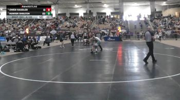 A 150 lbs Cons. Round 2 - Hunter Shelton, Greeneville High School vs Owen Hassler, Greenbrier High School