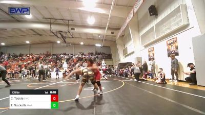 105 lbs Round Of 16 - Chris Tsosie, Claremore Wrestling Club vs Tucker Nuckolls, Morris Wrestling Association