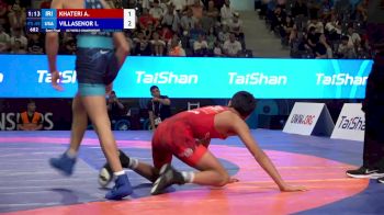 45 kg 1/2 Final - Ahora Khateri, Iran vs Ignacio Villasenor, United States