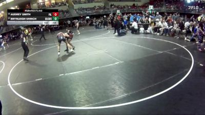 120 lbs Cons. Round 1 - Audrey Smith, Palmer vs Brynleigh Uhrich, Grand Island Legacy Girls Wrestling Club