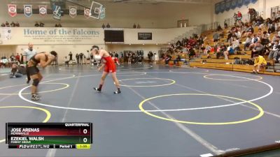 150 lbs Quarterfinal - Jose Arenas, McMinnville vs Ezekiel Walsh, Forest Grove