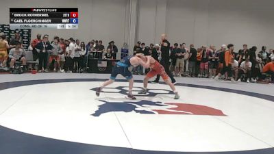 57 kg Cons. Rd Of 16 - Brock Rothermel, Steller Trained vs Cael Floerchinger, WWRTC