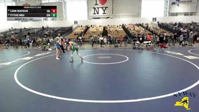 101 lbs Cons. Round 2 - Tytus Neu, Shaker Youth Wrestling vs Liam Matson, Club Not Listed