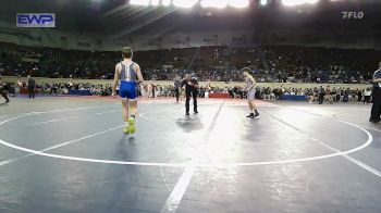 94 lbs Consi Of 8 #1 - Cooper Keely, Blanchard High School vs Justin Davis Jr., Glenpool Warriors