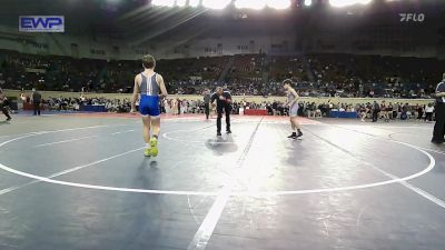 94 lbs Consi Of 8 #1 - Cooper Keely, Blanchard High School vs Justin Davis Jr., Glenpool Warriors