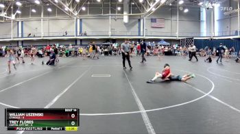 60 lbs Round 5 (6 Team) - Trey Flores, Capital City WC vs William Uszenski, CTWHALE