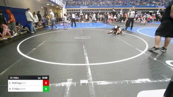 74-78 lbs Consolation - Emerson Rollings, Tulsa Blue T Panthers vs Arwen Frisby, Skiatook Youth Wrestling