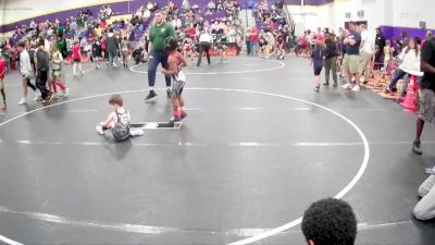 50 lbs Round 2 - Thomas Smith, White Knoll vs Eli Franklin, Mighty Warriors Wrestling Acad