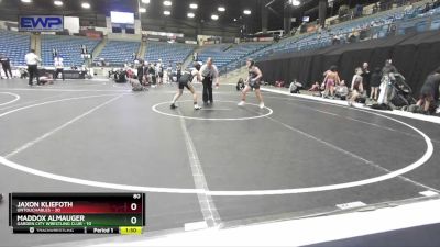 80 lbs Round 4 (10 Team) - Jaxon Kliefoth, Untouchables vs Maddox Almauger, Garden City Wrestling Club