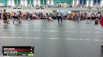 175 lbs Round 1 (4 Team) - Seth Straub, Bronco Elite WC vs Brady Williams, Beebe Trained Silver