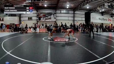 57 kg Champ. Round 3 - Riley Rowan, Ohio vs Tyler Chappell, Pittsburgh Wrestling Club
